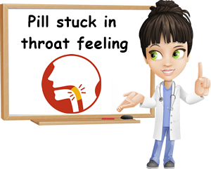 Pill suck in throat