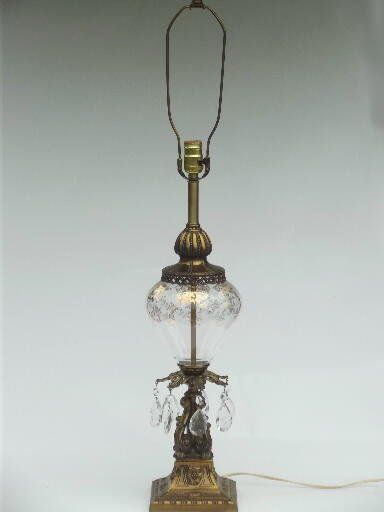best of Table Vintage lamp glass