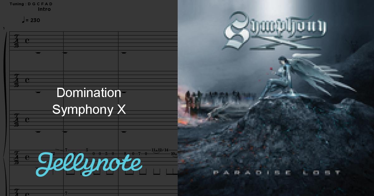 best of Domination Symphony tabs x