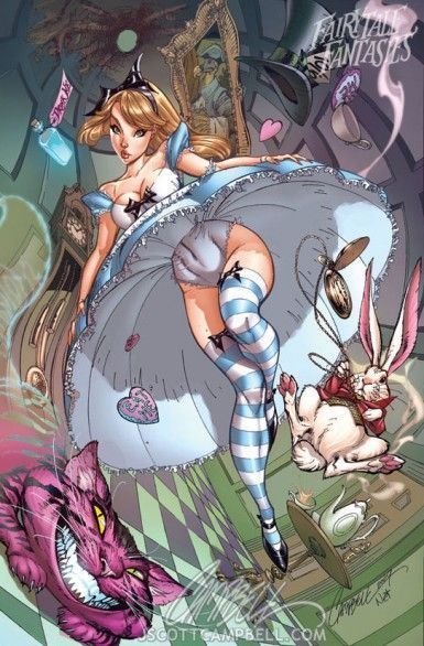 Panther reccomend Alice wonderland illustration upskirt