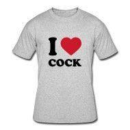 I love cock t shirt