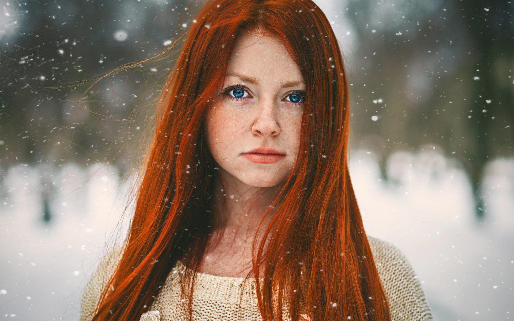 best of With Redhead green eyes girl