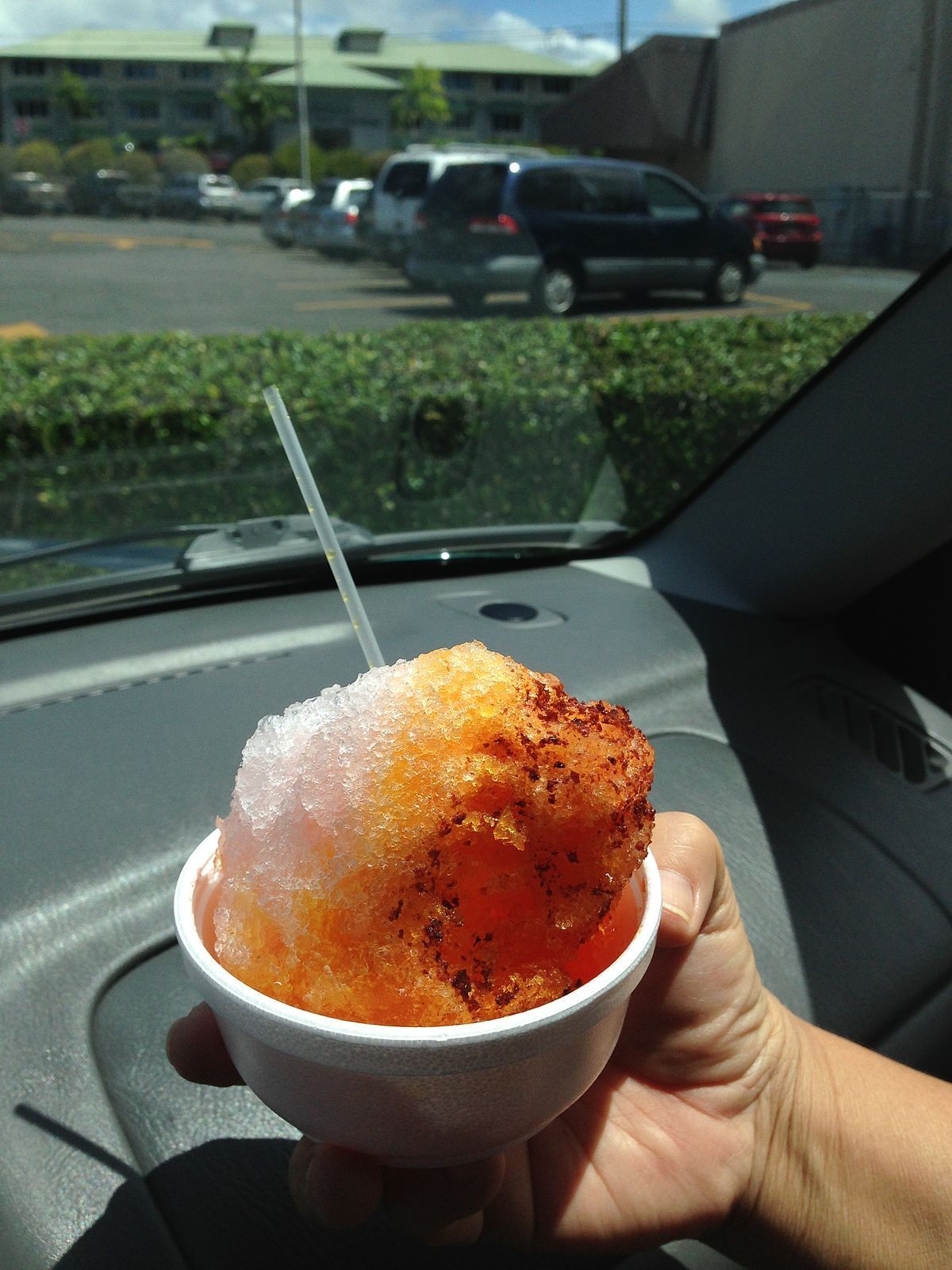Shaved ice lychee syrups
