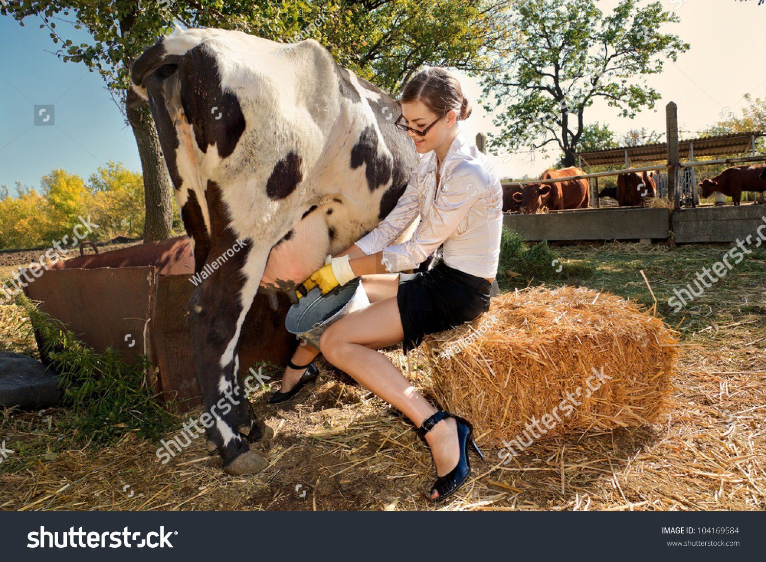 sex milk farm girl