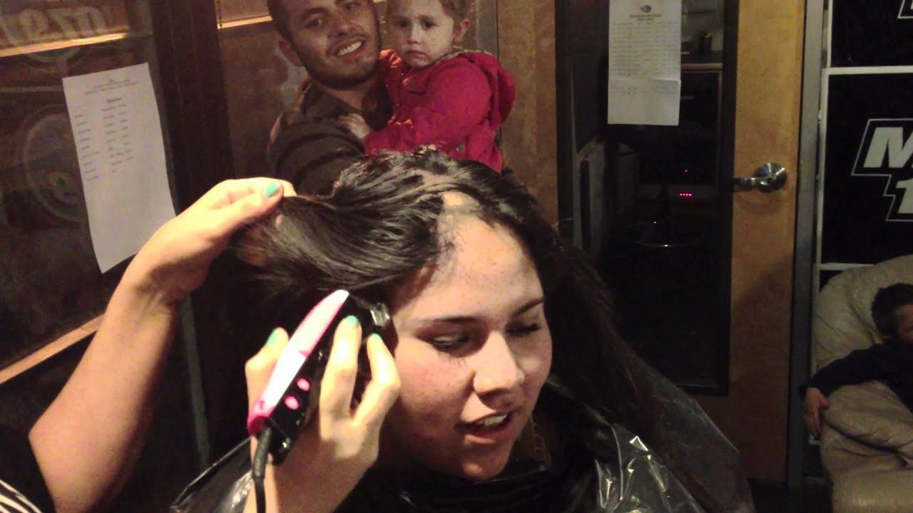 best of Gets head shaved Woman