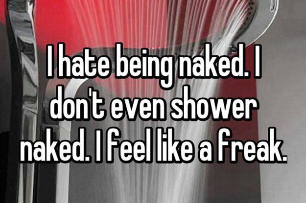 Red T. reccomend Being naked people