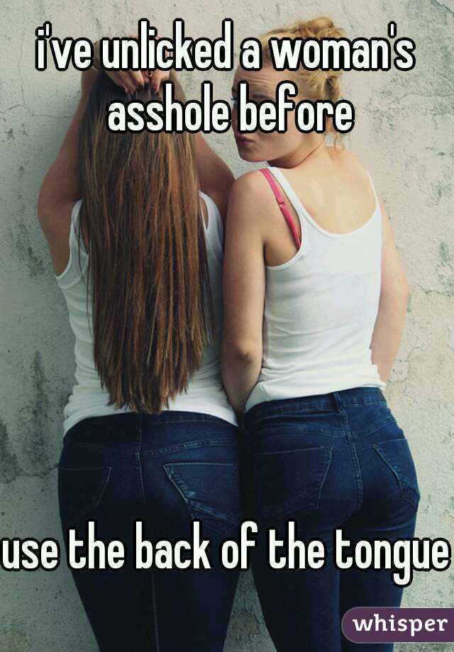 Ass hole pic woman