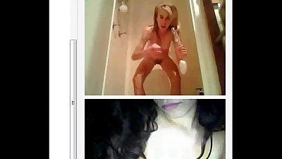 best of Cum Lesbian webcam shower