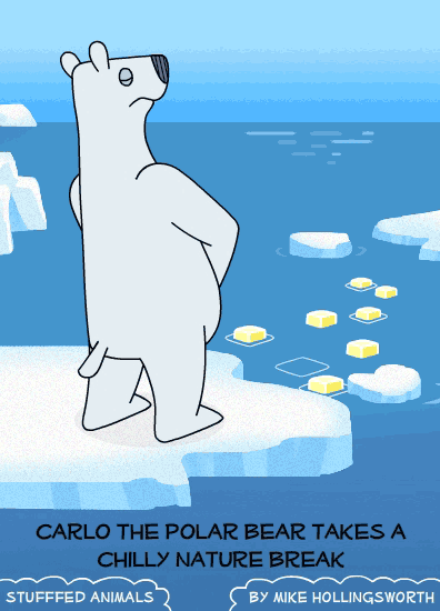 Polar bear piss
