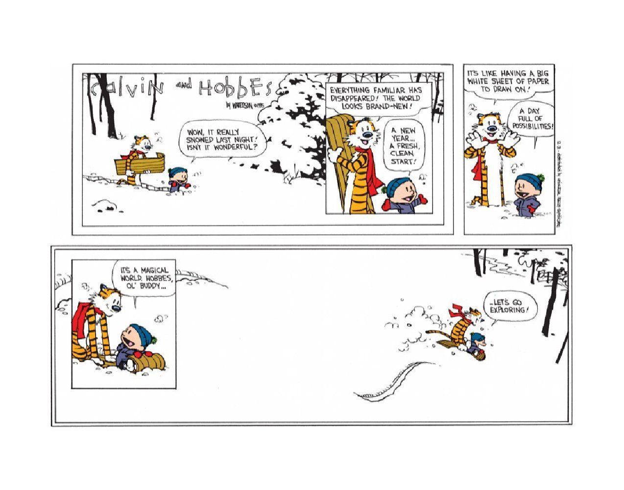 Troubleshoot reccomend Final calvin and hobbes comic strip