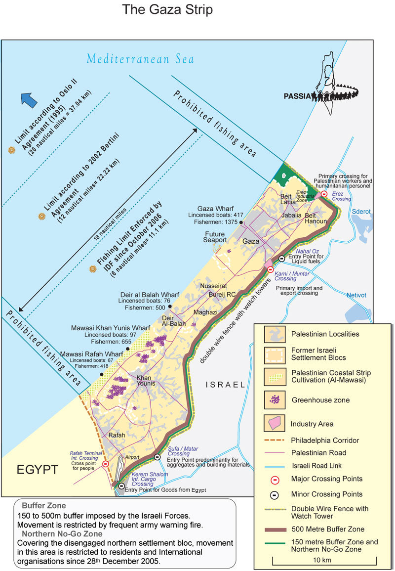 best of West and Map of gaza bank strip