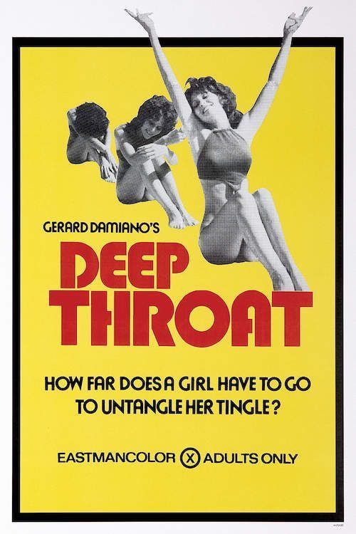 Deep throat movie poster