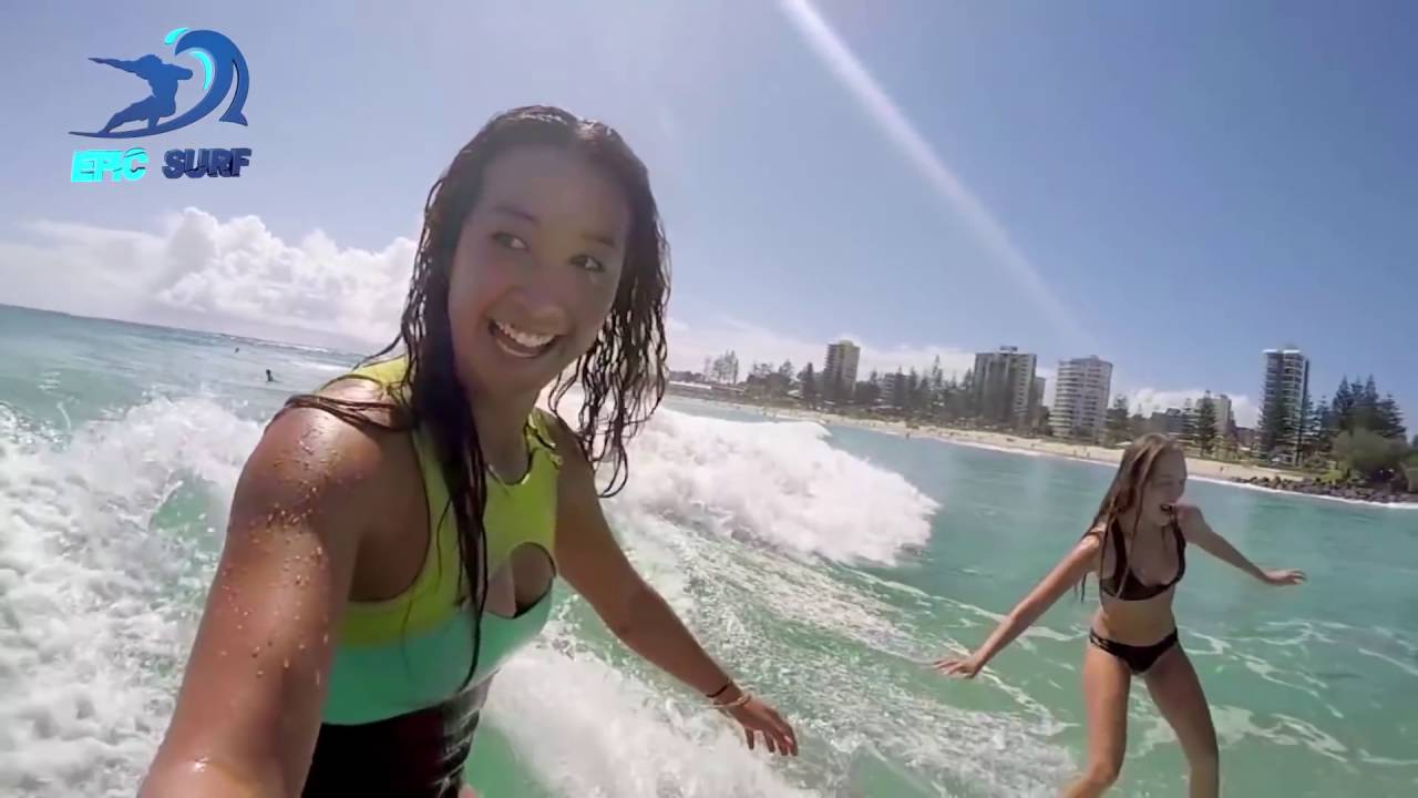 Sexy teen surfers girls