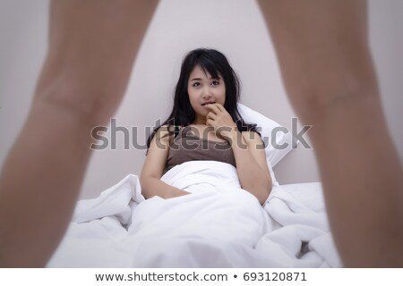 Girl looking at penis