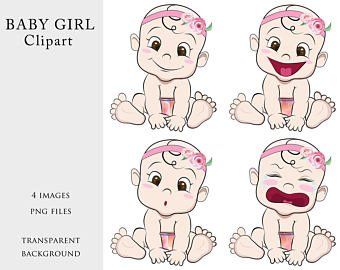 Asian baby clip art