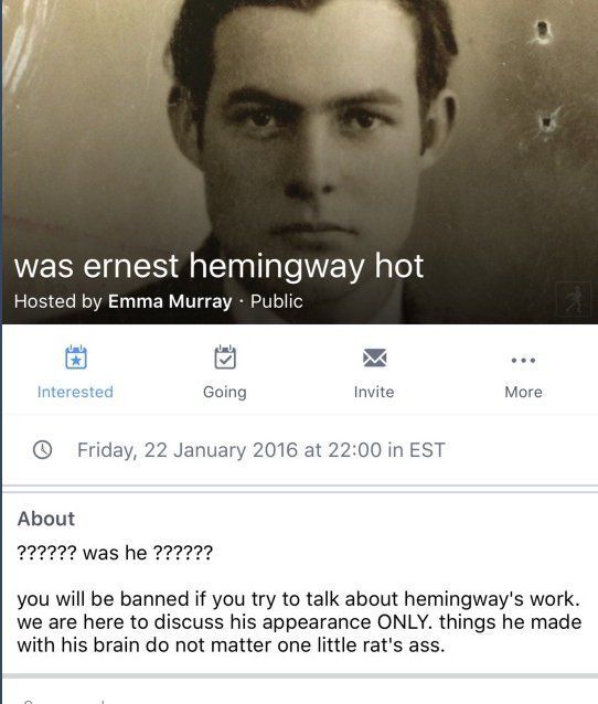 Butt Fuck M Hemingway