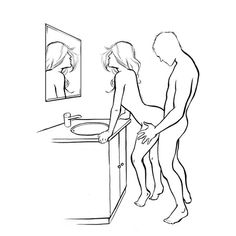 Quarterback reccomend Sexy sex positions in bathroom pictures