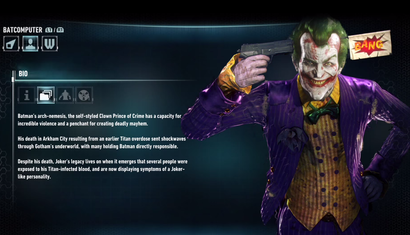 The joker character bio