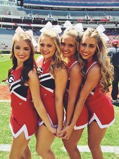 Hot college cheerleaders red headed