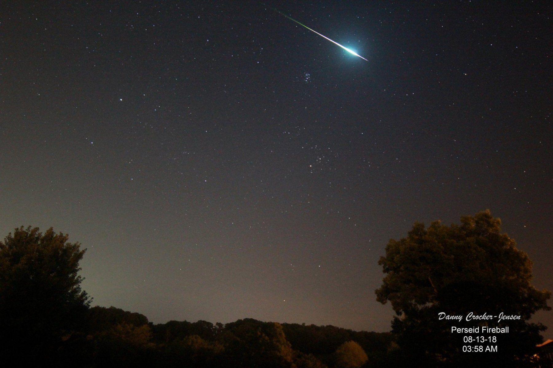 Amateur astronomer meteor shower observing form