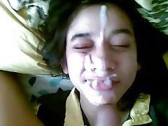 Asian amateur free facial