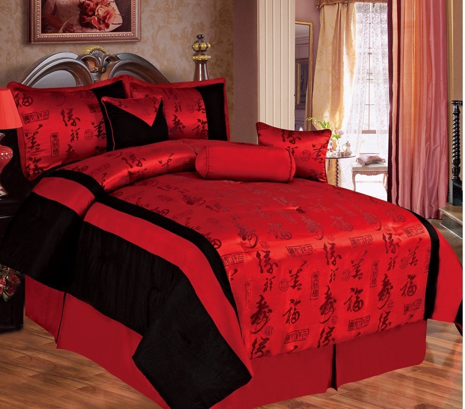 best of Queen red bed Asian