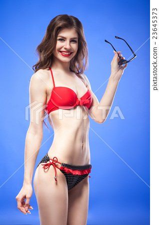 Bikini female model young