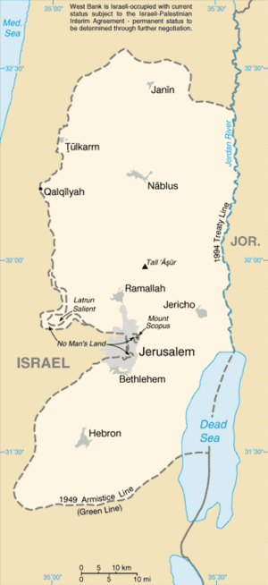 Sega reccomend Map of gaza strip and west bank