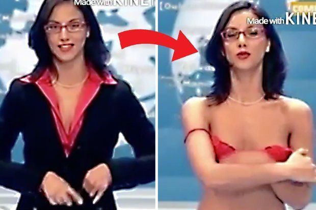 Hot female news reporters naked
