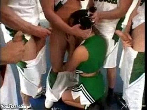 Fourth D. reccomend Teen cheerleader fucked by whole team