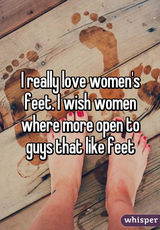 Why do men like womens feet