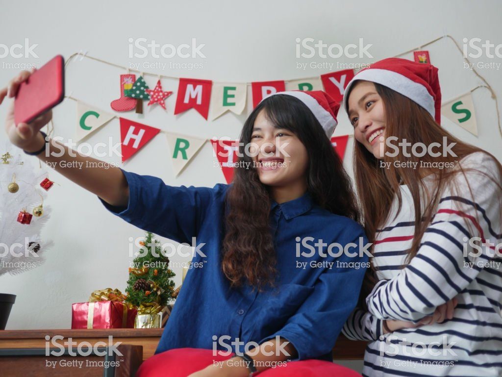 Lesbian christmas party photo