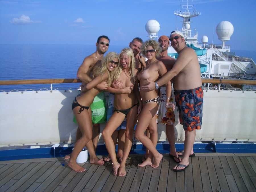 Naked on a cruise ship
