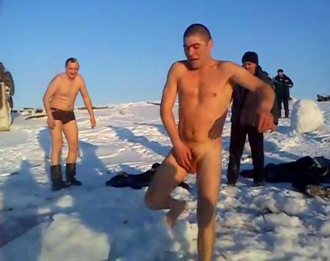 Naked teen lads jogging
